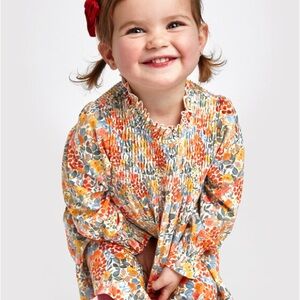 Mayoral Floral Kids Dress - Multicolor